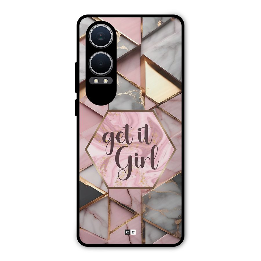 Diamond Girl Metal Back Case for OnePlus Nord CE4 Lite