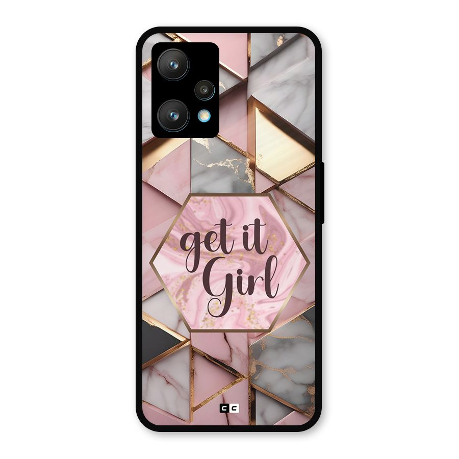 Diamond Girl Metal Back Case for Realme 9 Pro Plus 5G