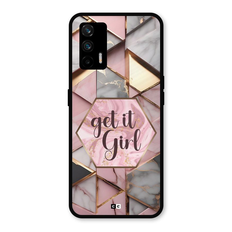 Diamond Girl Metal Back Case for Realme GT 5G