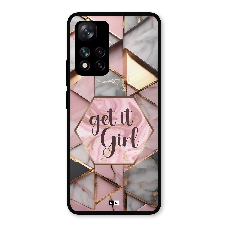 Diamond Girl Metal Back Case for Xiaomi 11i 5G