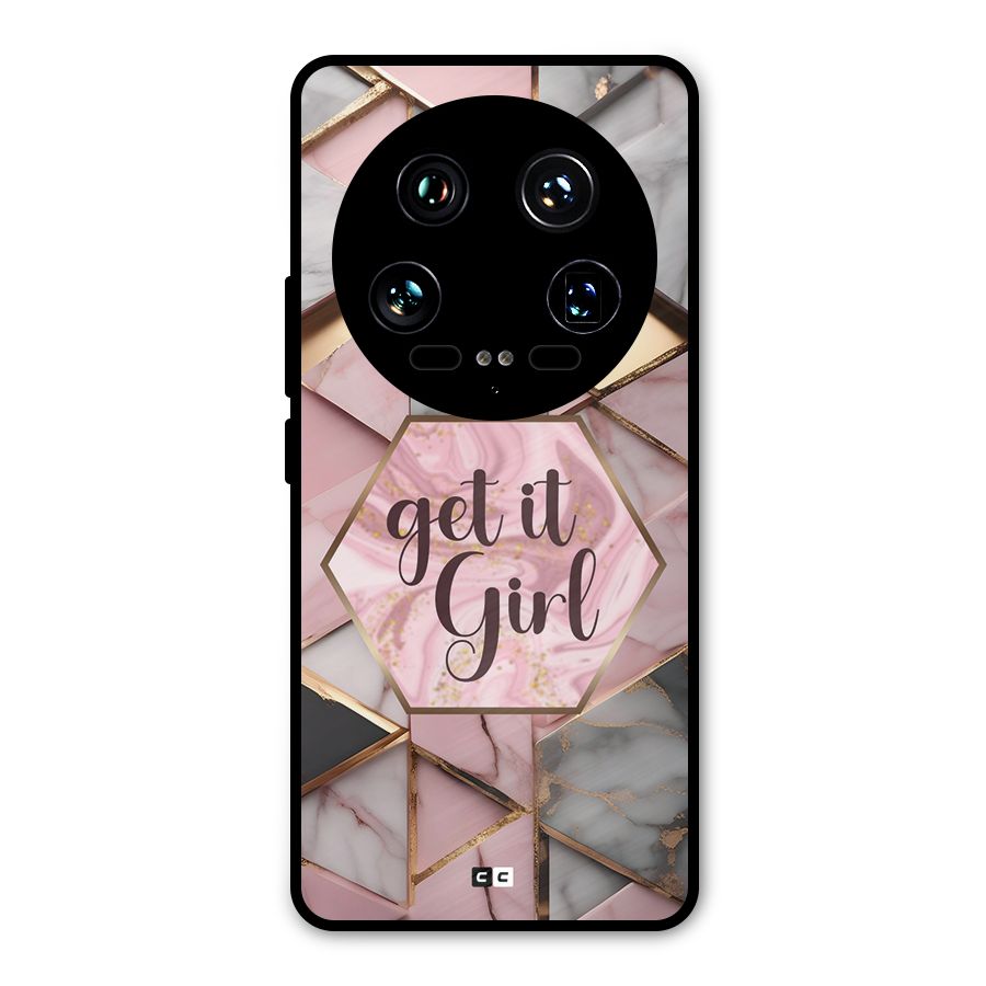 Diamond Girl Metal Back Case for Xiaomi 14 Ultra