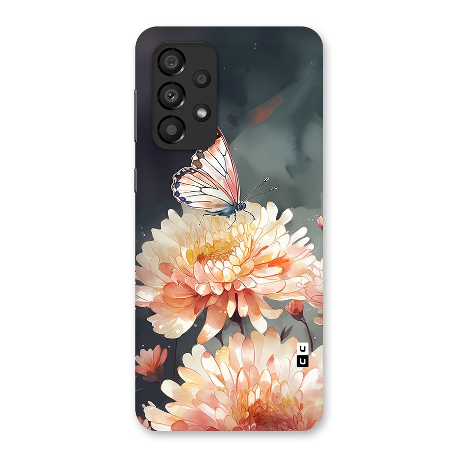 Digital Art Butterfly Flower Back Case for Galaxy A33 5G
