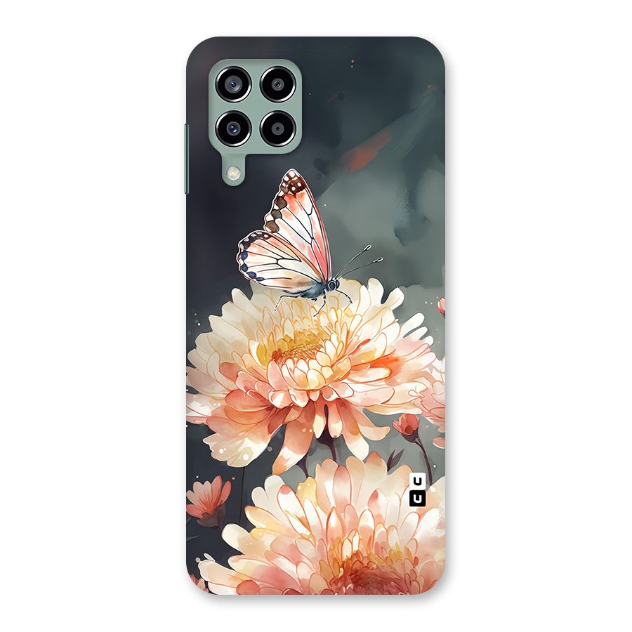 Digital Art Butterfly Flower Back Case for Galaxy M33