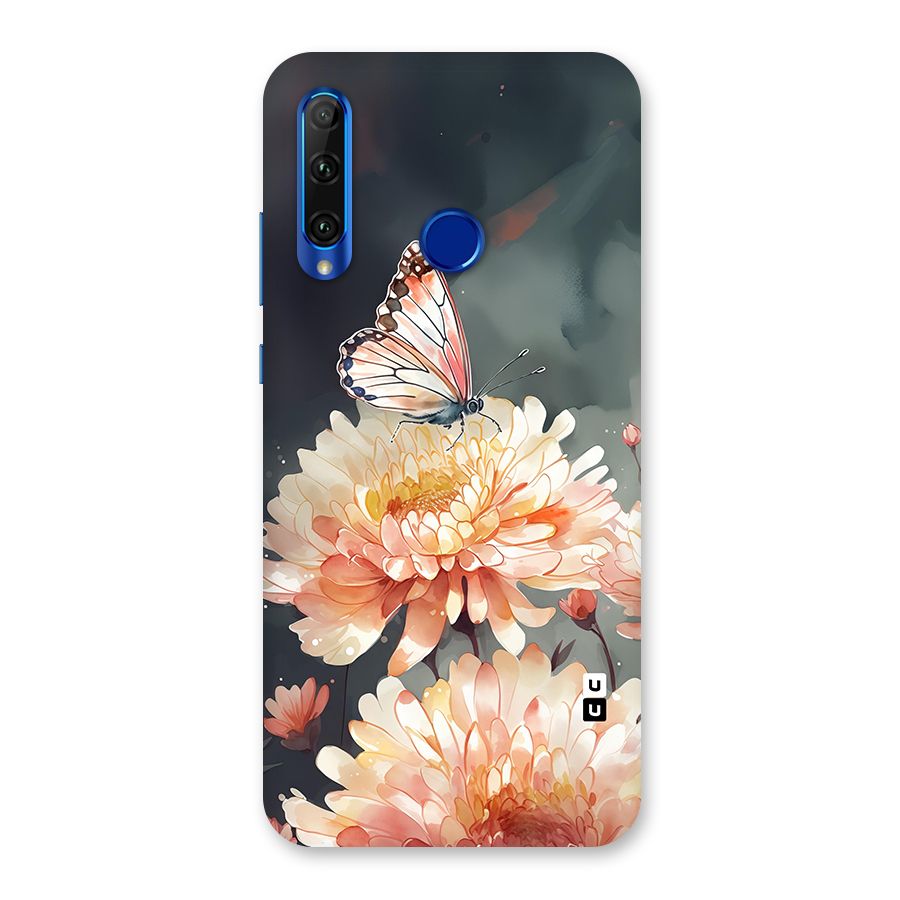Digital Art Butterfly Flower Back Case for Honor 20i