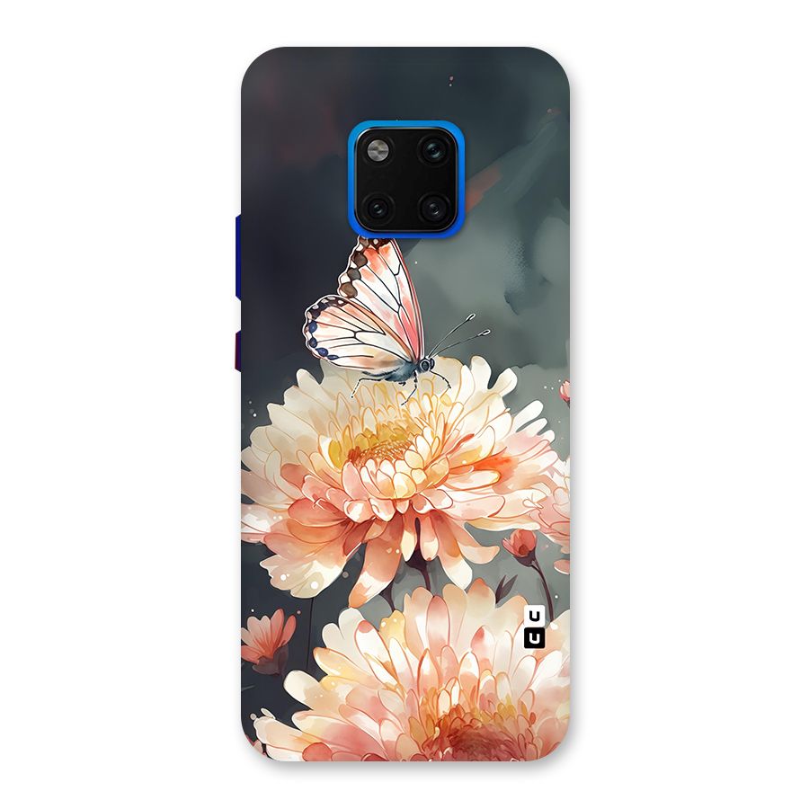 Digital Art Butterfly Flower Back Case for Huawei Mate 20 Pro