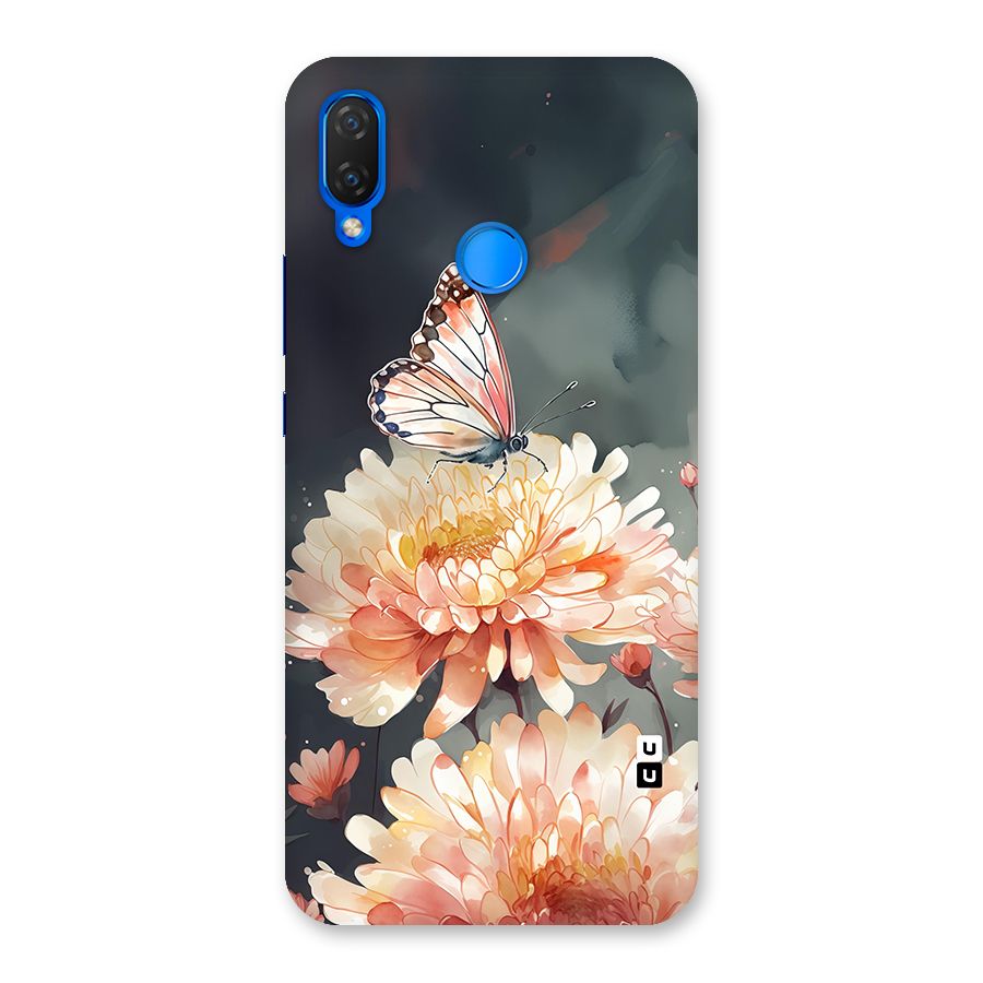 Digital Art Butterfly Flower Back Case for Huawei P Smart+