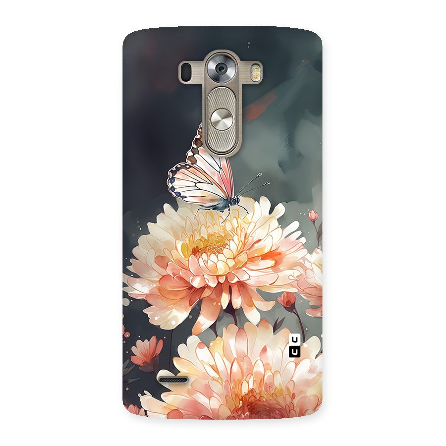 Digital Art Butterfly Flower Back Case for LG G3