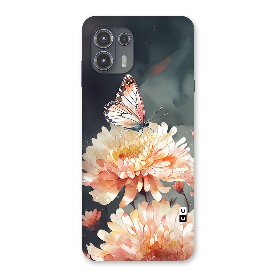 Digital Art Butterfly Flower Back Case for Motorola Edge 20 Fusion