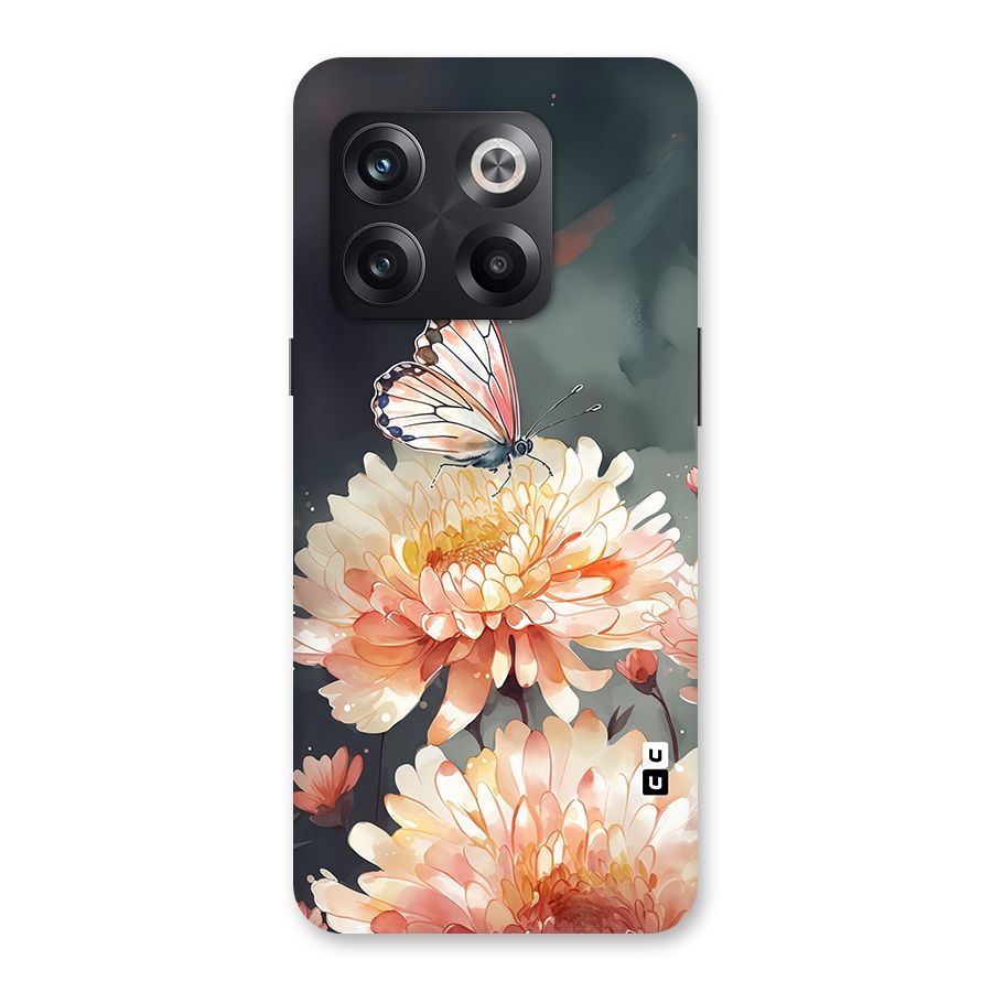 Digital Art Butterfly Flower Back Case for OnePlus 10T