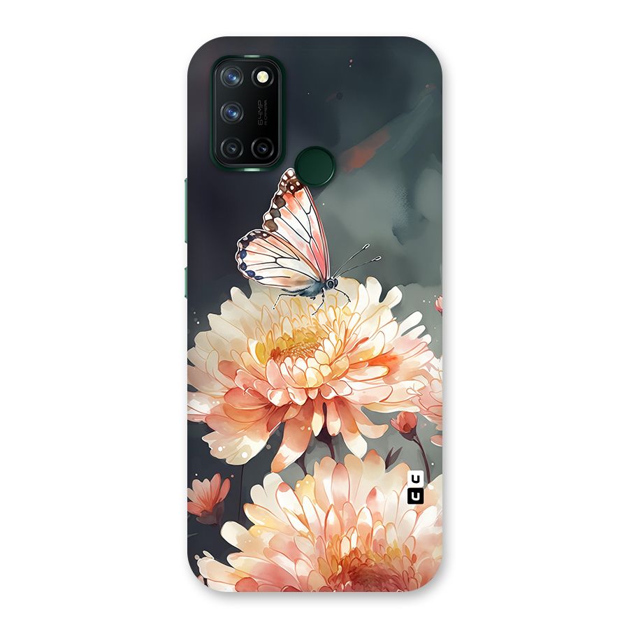 Digital Art Butterfly Flower Back Case for Realme 7i