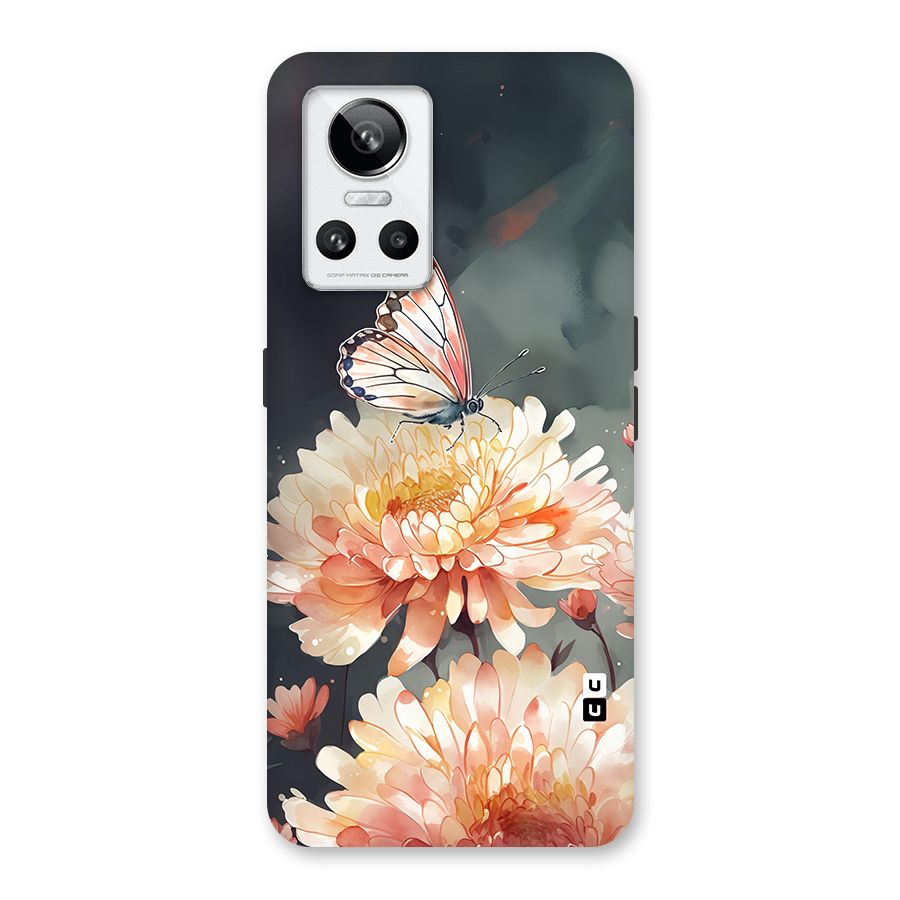 Digital Art Butterfly Flower Back Case for Realme GT Neo 3