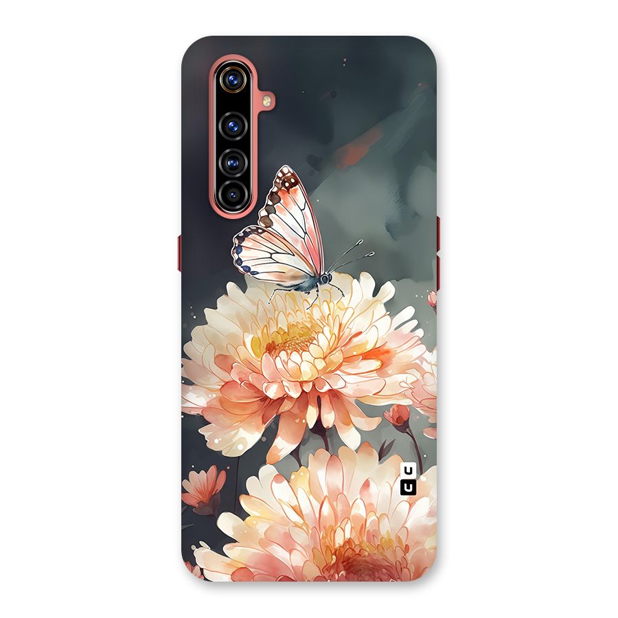 Digital Art Butterfly Flower Back Case for Realme X50 Pro