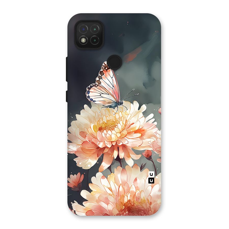 Digital Art Butterfly Flower Back Case for Redmi 9 Activ