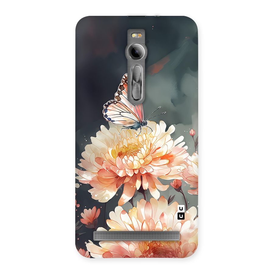 Digital Art Butterfly Flower Back Case for Zenfone 2