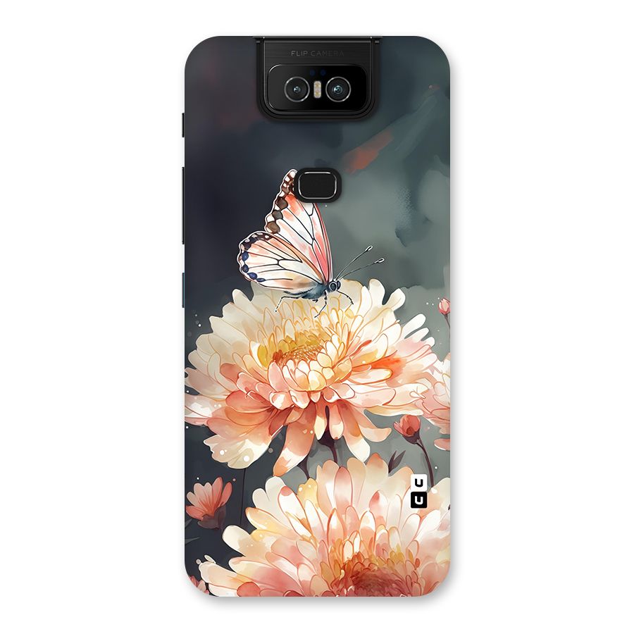 Digital Art Butterfly Flower Back Case for Zenfone 6z
