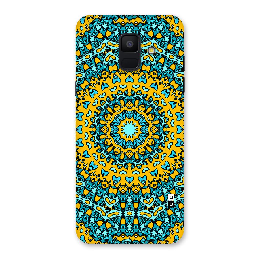Digital Mandala Art Back Case for Galaxy A6 (2018)