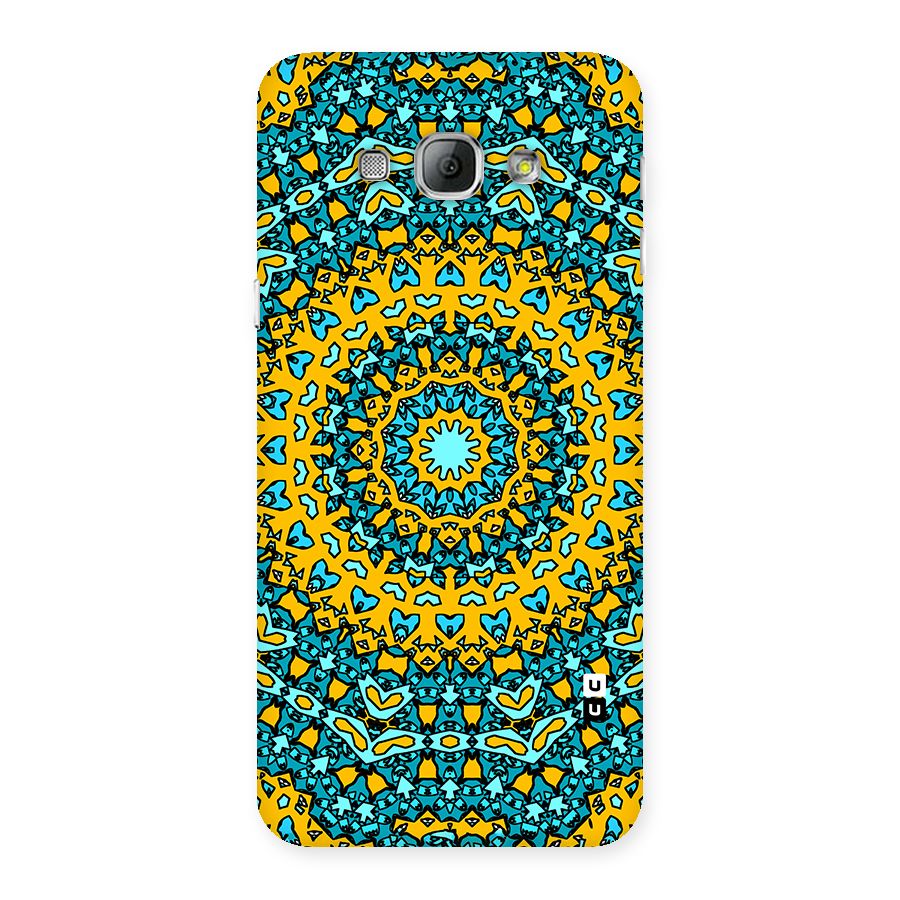 Digital Mandala Art Back Case for Galaxy A8