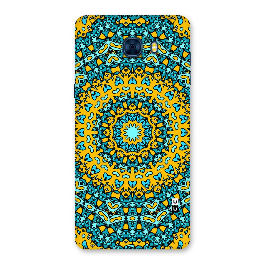 Digital Mandala Art Back Case for Galaxy C7 Pro