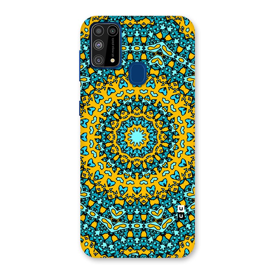 Digital Mandala Art Glass Back Case for Galaxy F41
