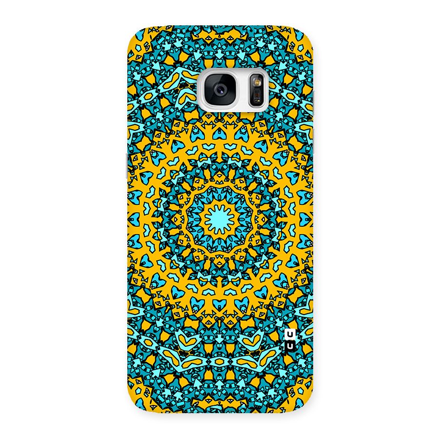 Digital Mandala Art Back Case for Galaxy S7 Edge