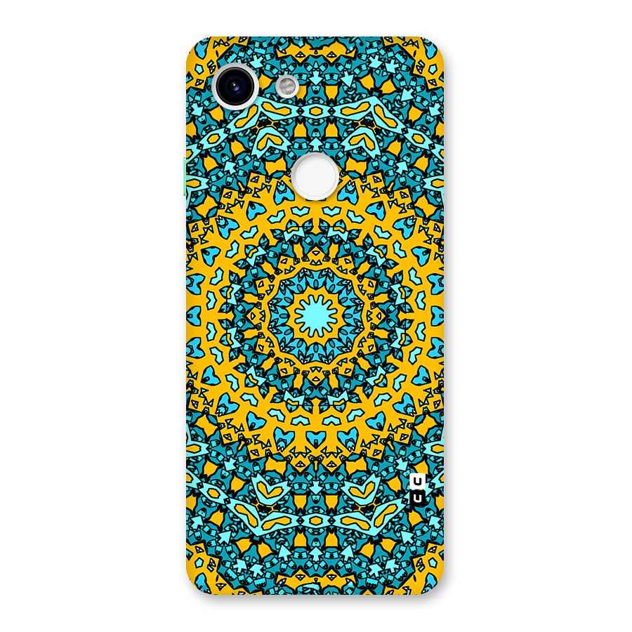 Digital Mandala Art Back Case for Google Pixel 3