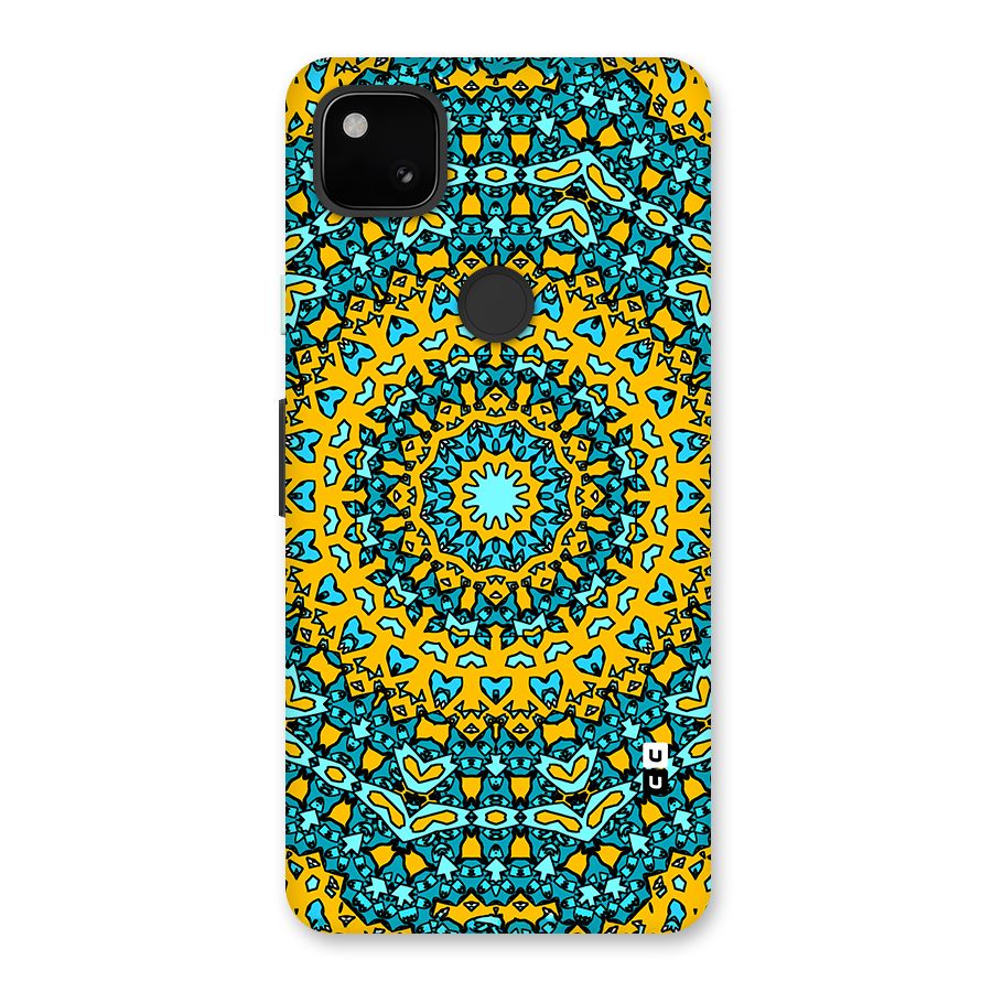 Digital Mandala Art Glass Back Case for Google Pixel 4a