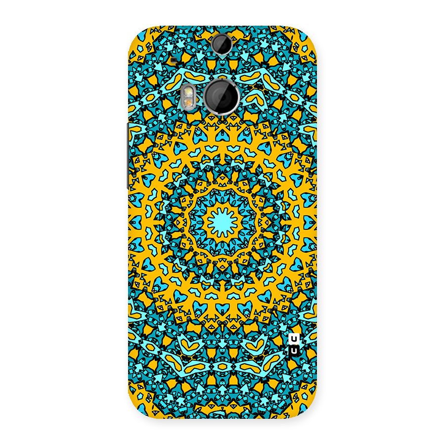 Digital Mandala Art Back Case for HTC One M8