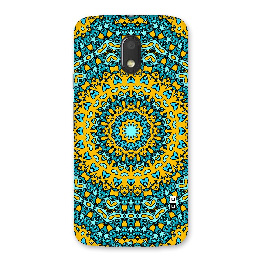 Digital Mandala Art Back Case for Moto E3 Power