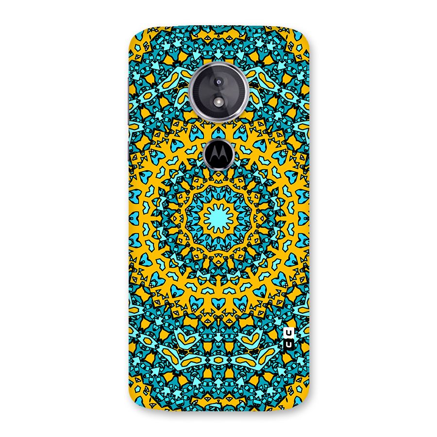 Digital Mandala Art Back Case for Moto E5