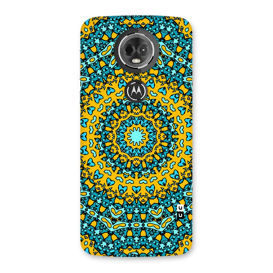Digital Mandala Art Back Case for Moto E5 Plus