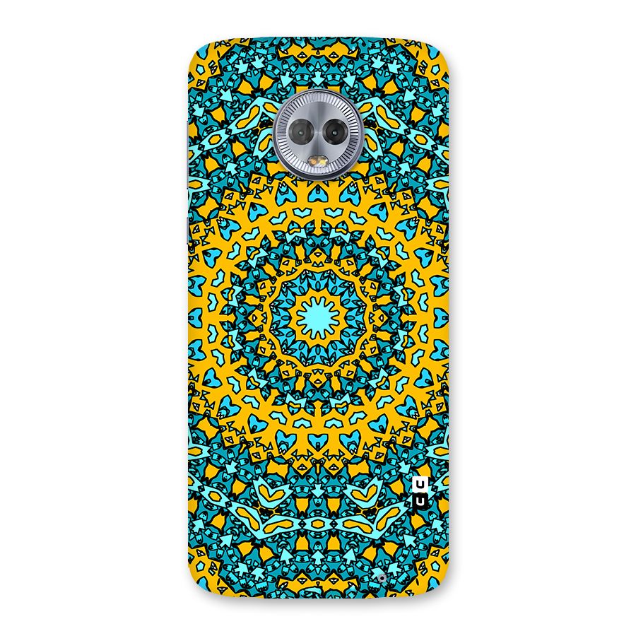 Digital Mandala Art Back Case for Moto G6 Plus
