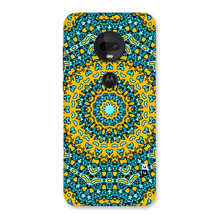 Digital Mandala Art Back Case for Moto G7