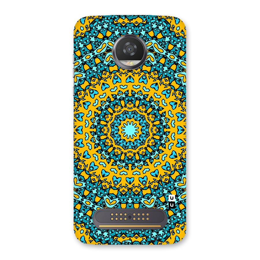Digital Mandala Art Back Case for Moto Z2 Play