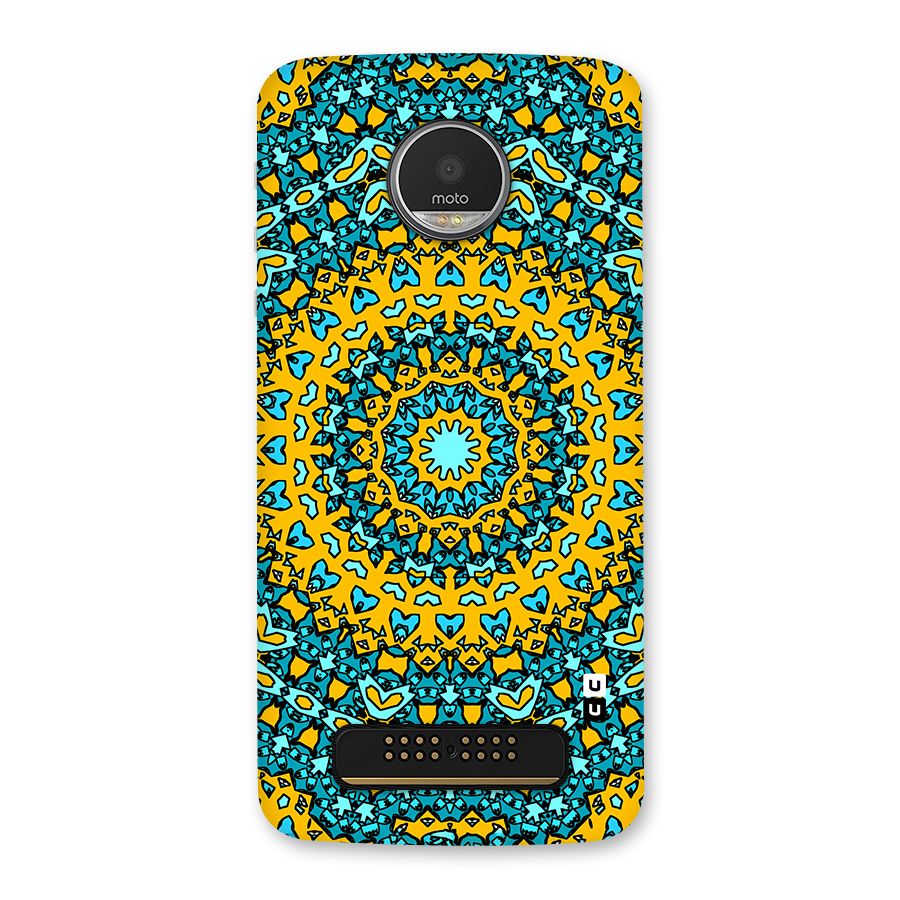 Digital Mandala Art Back Case for Moto Z Play