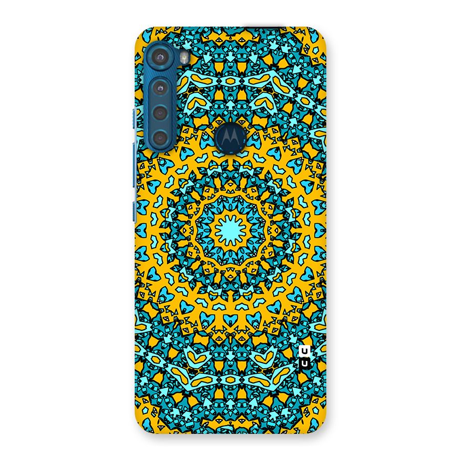 Digital Mandala Art Back Case for Motorola One Fusion Plus