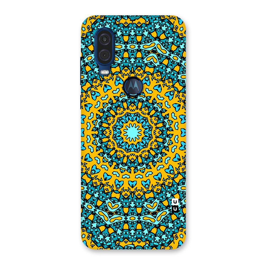 Digital Mandala Art Back Case for Motorola One Vision