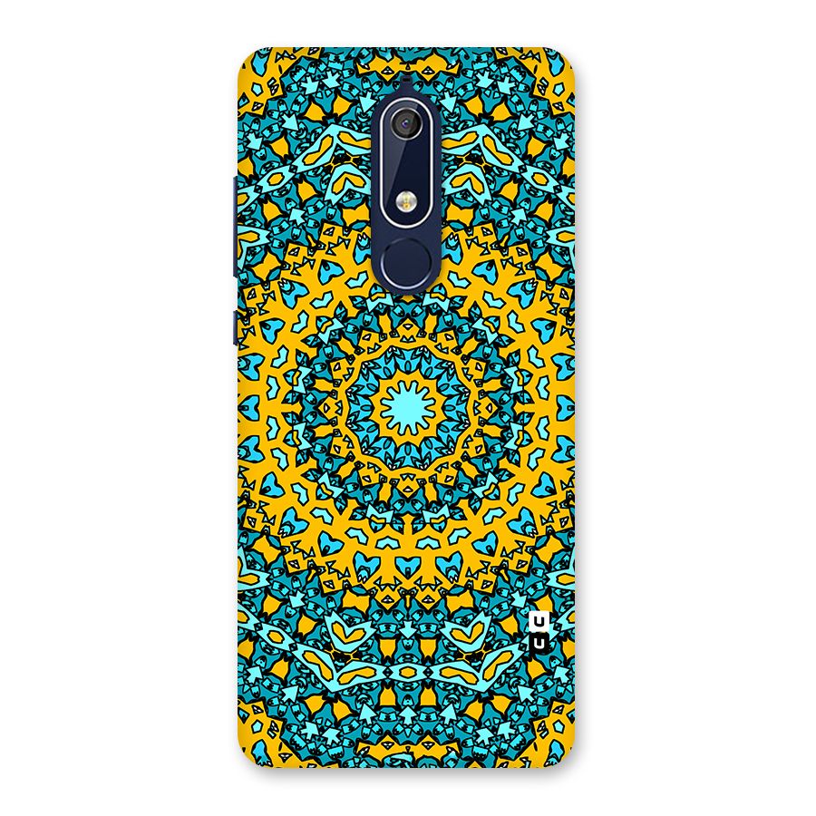 Digital Mandala Art Back Case for Nokia 5.1