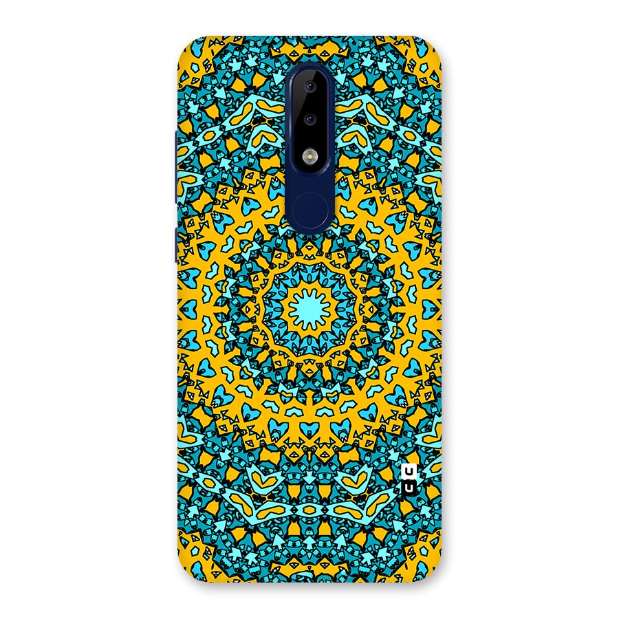 Digital Mandala Art Back Case for Nokia 5.1 Plus