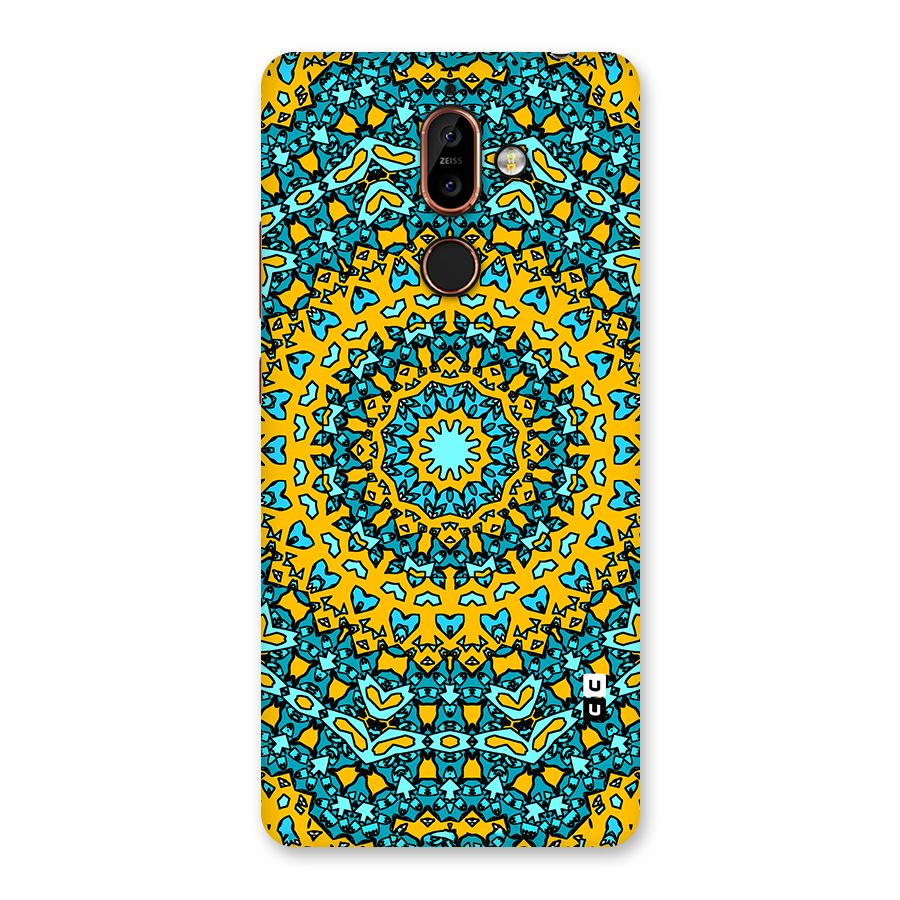 Digital Mandala Art Back Case for Nokia 7 Plus