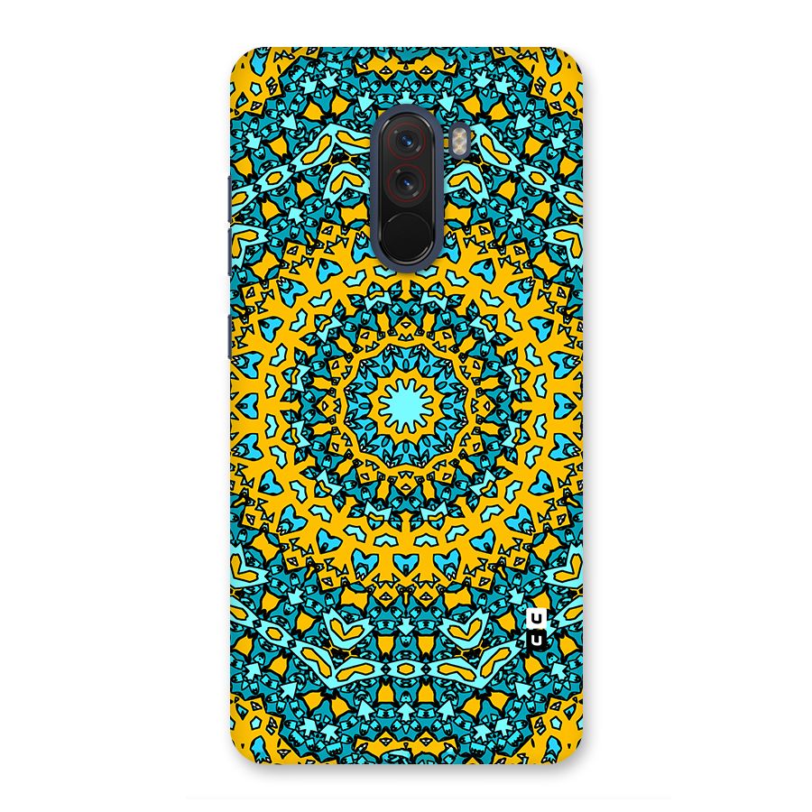 Digital Mandala Art Glass Back Case for Poco F1