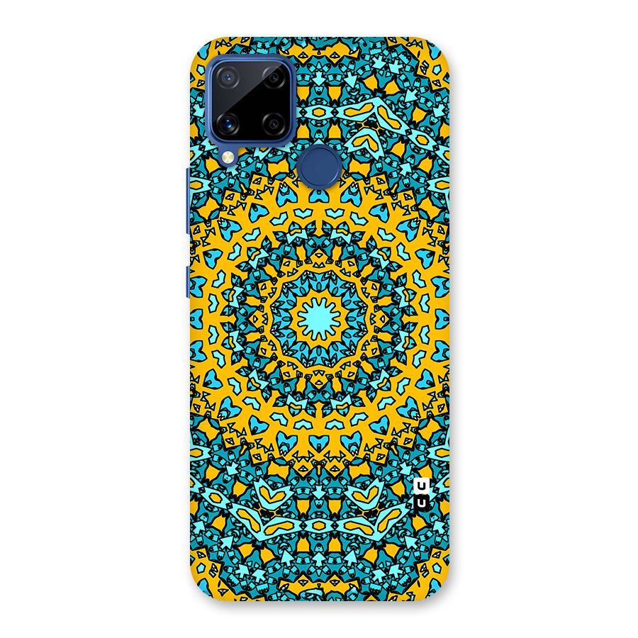 Digital Mandala Art Glass Back Case for Realme Narzo 30A