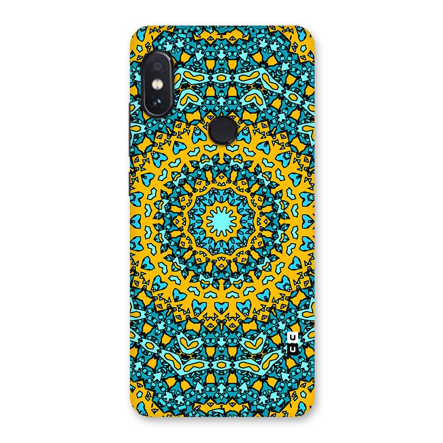 Digital Mandala Art Glass Back Case for Redmi Note 5 Pro