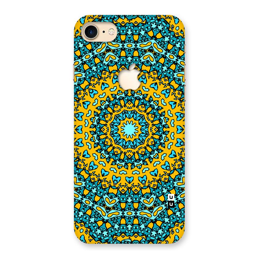 Digital Mandala Art Back Case for iPhone 7 Apple Cut