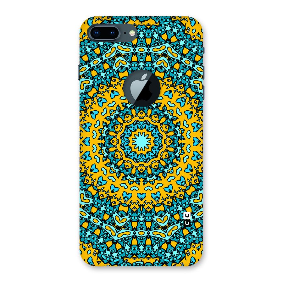 Digital Mandala Art Back Case for iPhone 7 Plus Logo Cut