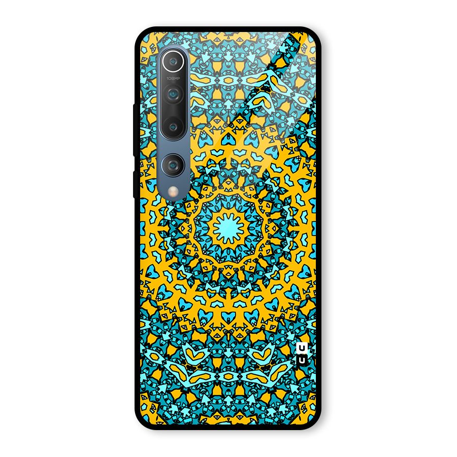 Digital Mandala Art Glass Back Case for Mi 10