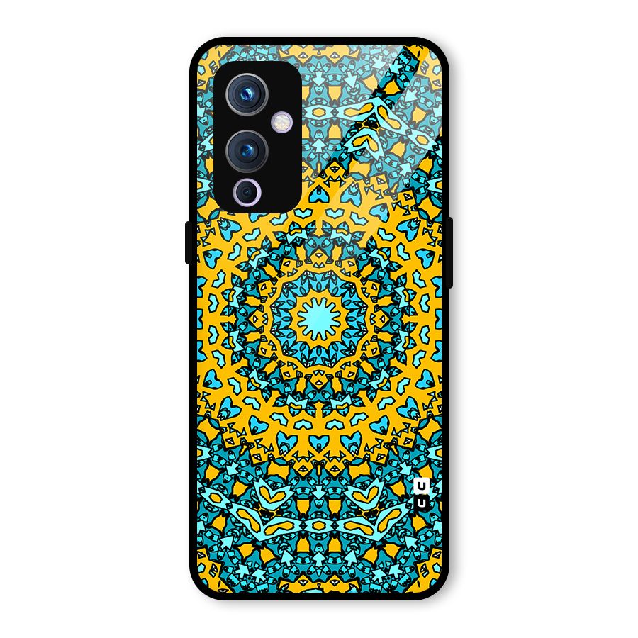 Digital Mandala Art Glass Back Case for OnePlus 9
