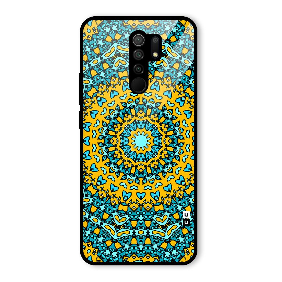 Digital Mandala Art Glass Back Case for Poco M2