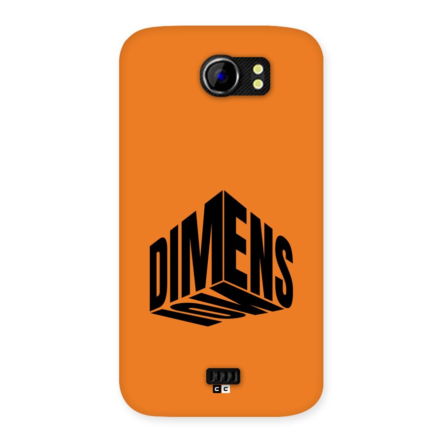 Dimension Typography Back Case for Canvas 2 A110