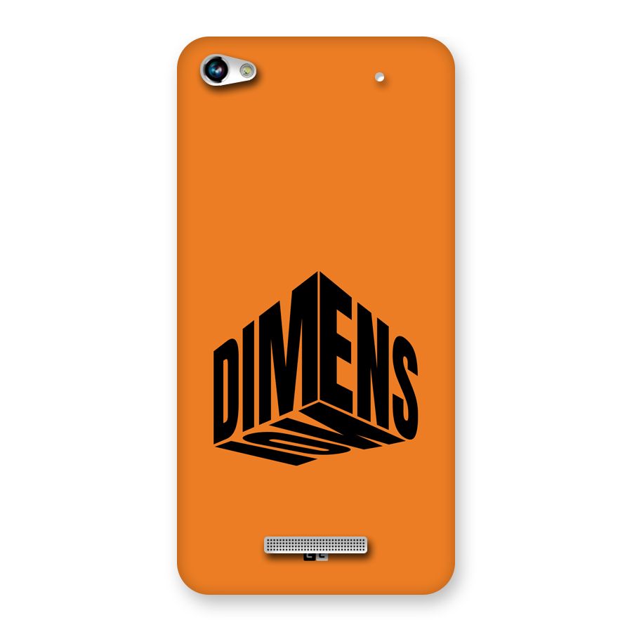 Dimension Typography Back Case for Canvas Hue 2 A316