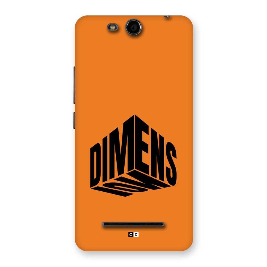 Dimension Typography Back Case for Canvas Juice 3 Q392